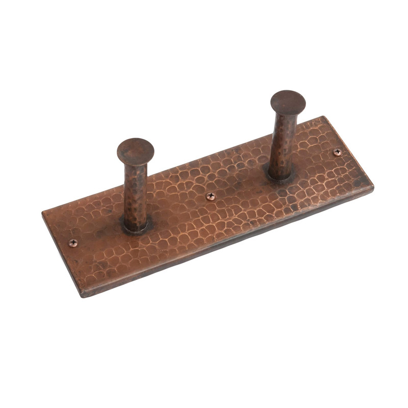 Hand Hammered Double Robe Hook